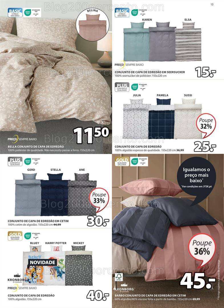 Antevisão Folheto JYSK Natal Promoções até 27 dezembro