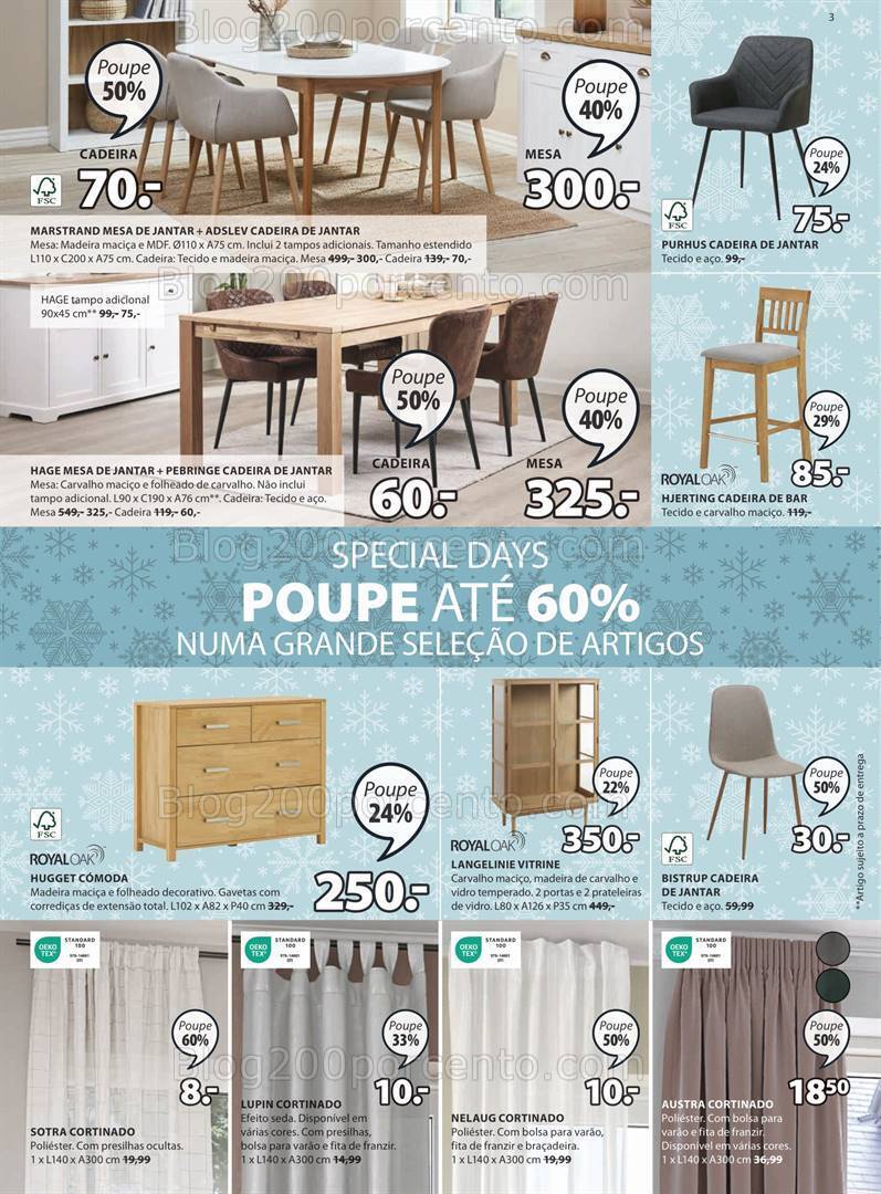 Antevisão Folheto JYSK Natal Promoções de 14 a 27 dezembro