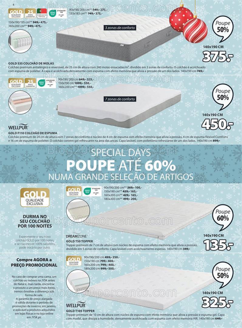 Antevisão Folheto JYSK Natal Promoções de 14 a 27 dezembro