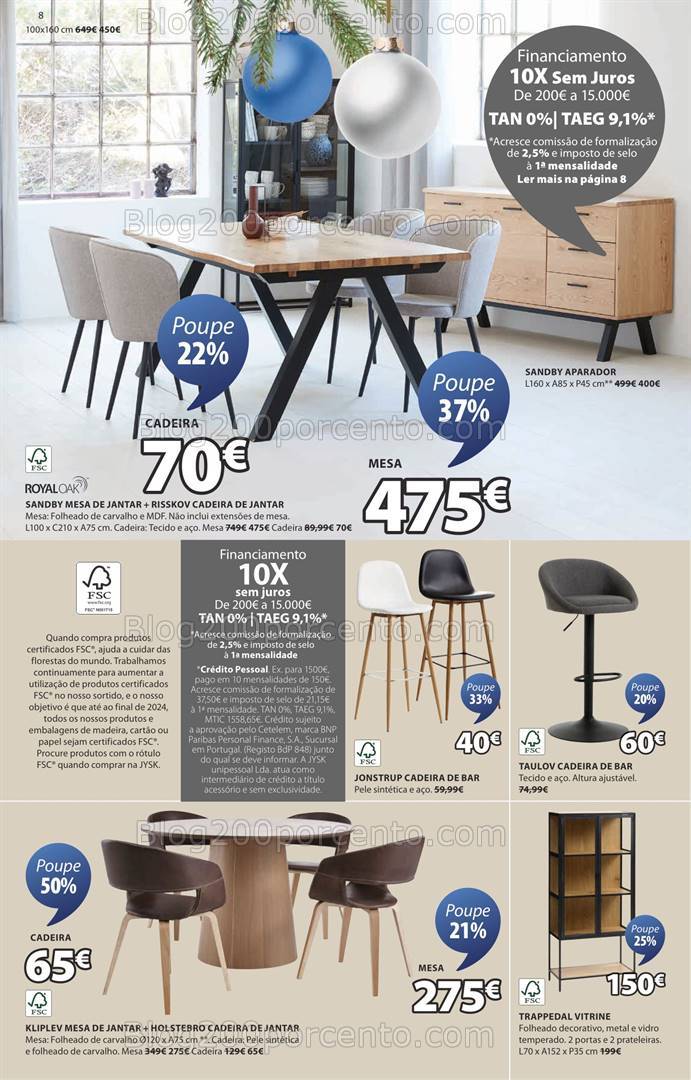 Antevisão Folheto JYSK Natal Promoções de 12 dezembro a 8 janeiro