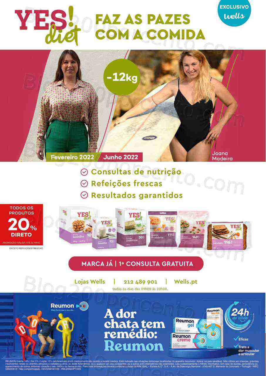 Antevisão Folheto WELLS Countdown para o Verão Promoções 9 maio a 6 junho
