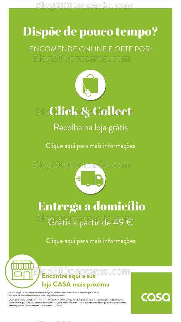 Antevisão Folheto CASA Promoções de 18 janeiro a 7 fevereiro