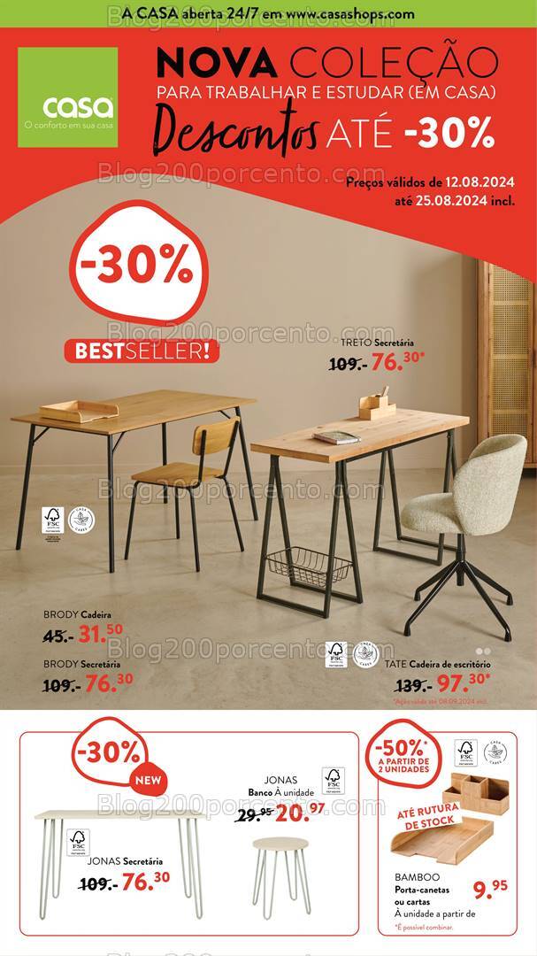 Antevisão Folheto CASA Promoções de 12 a 25 agosto