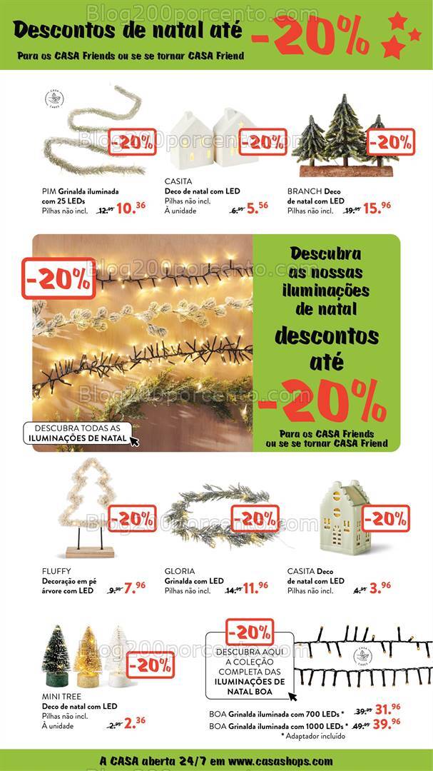 Antevisão Folheto CASA Natal Promoções de 28 outubro a 17 novembro