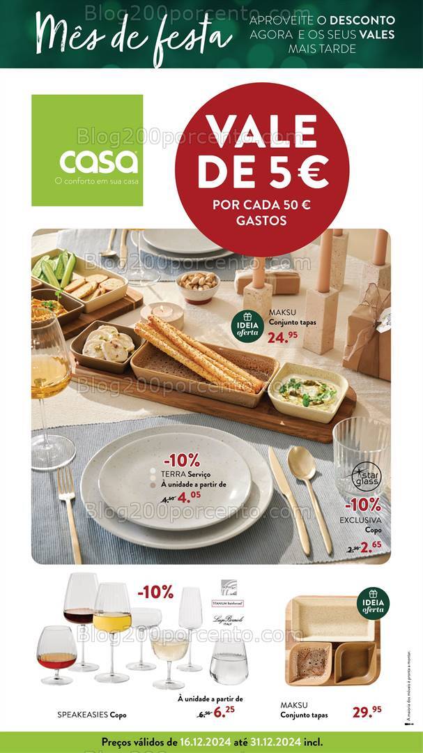 Antevisão Folheto CASA Promoções de 16 a 31 dezembro