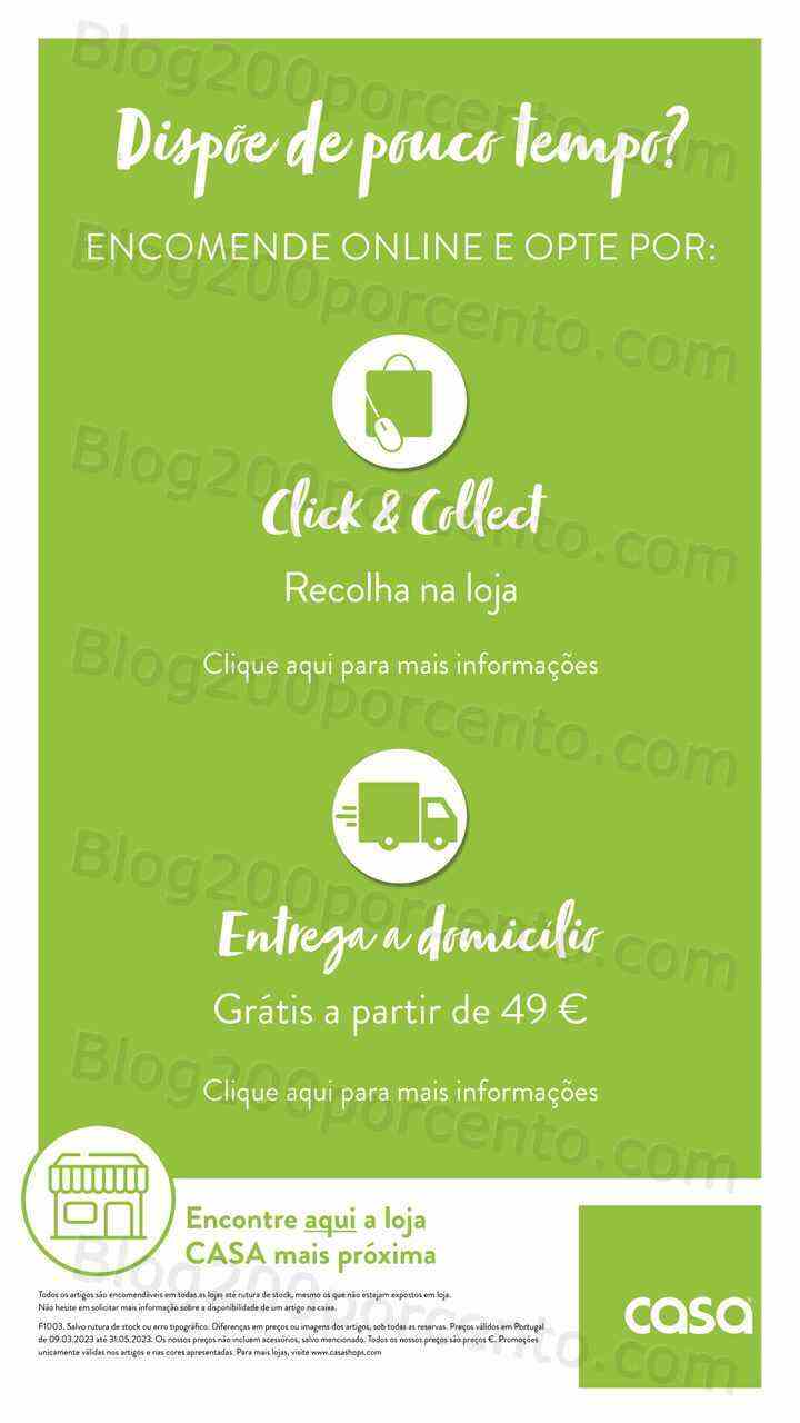 Antevisão Folheto CASA Primavera - Verão Promoções de 9 março a 31 maio