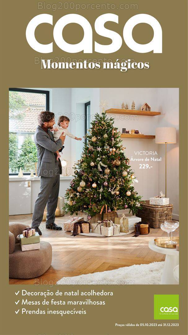 Antevisão Folheto CASA Natal Promoções de 5 outubro a 31 dezembro