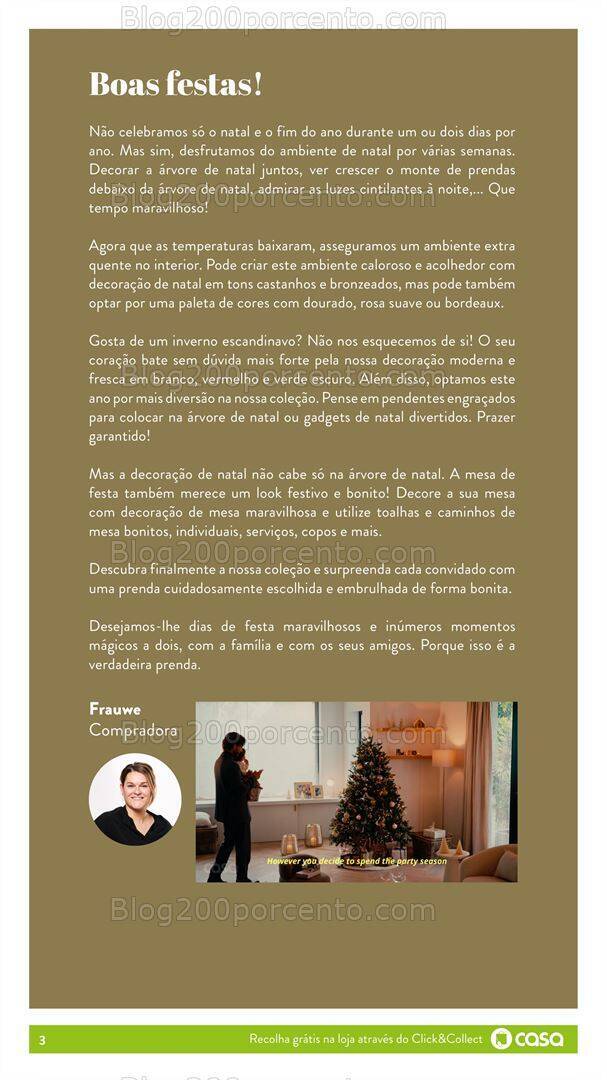 Antevisão Folheto CASA Natal Promoções de 5 outubro a 31 dezembro