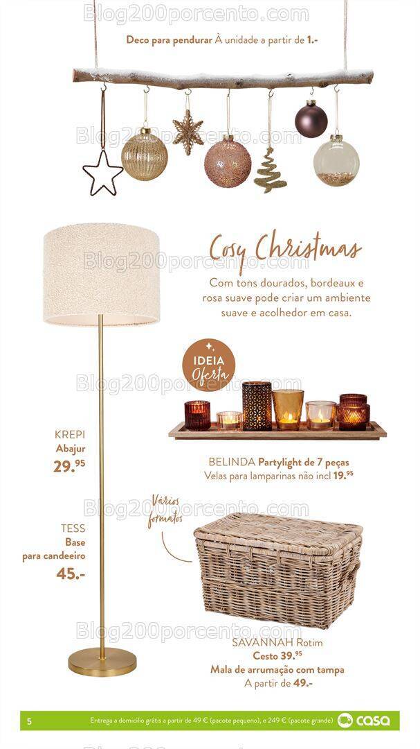 Antevisão Folheto CASA Natal Promoções de 5 outubro a 31 dezembro