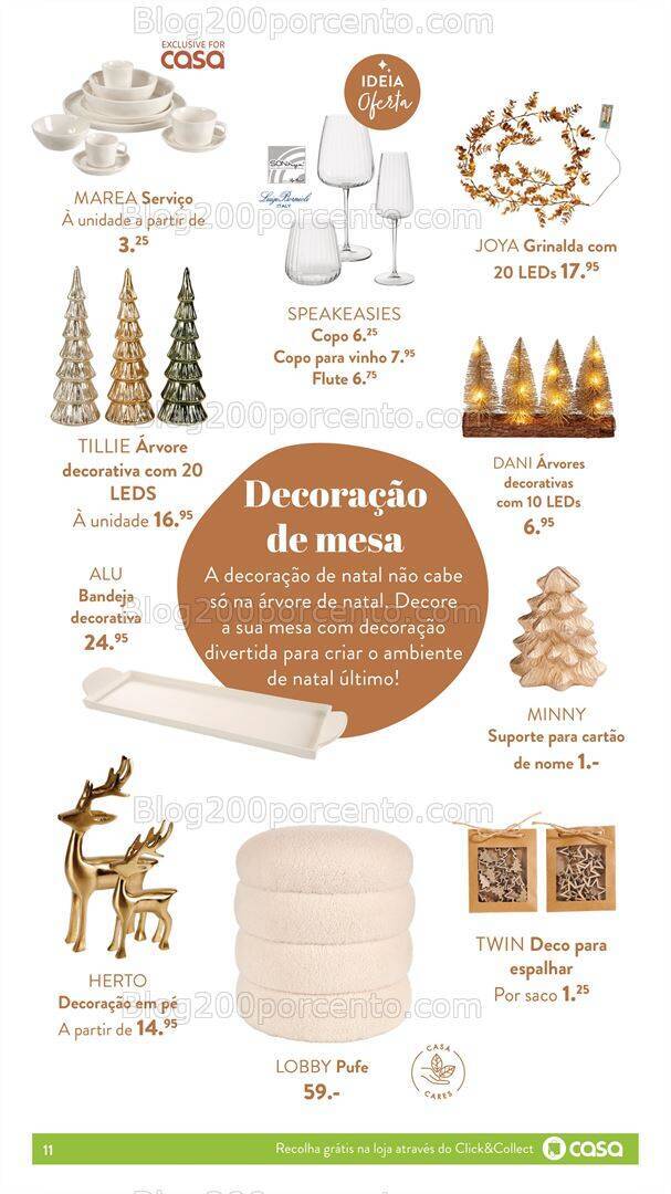 Antevisão Folheto CASA Natal Promoções de 5 outubro a 31 dezembro
