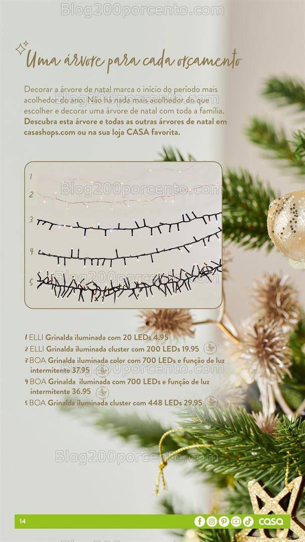 Antevisão Folheto CASA Natal Promoções de 5 outubro a 31 dezembro