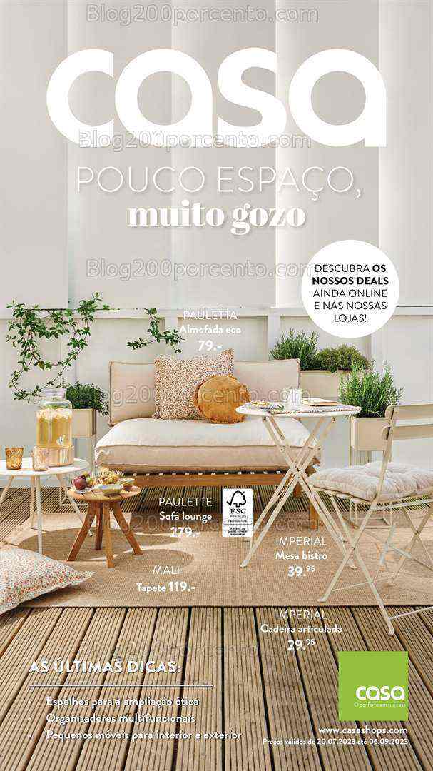 Antevisão Folheto CASA Promoções de 20 julho a 6 setembro
