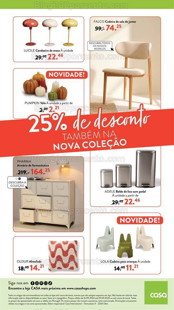 Antevisão Folheto CASA Promoções até 29 setembro