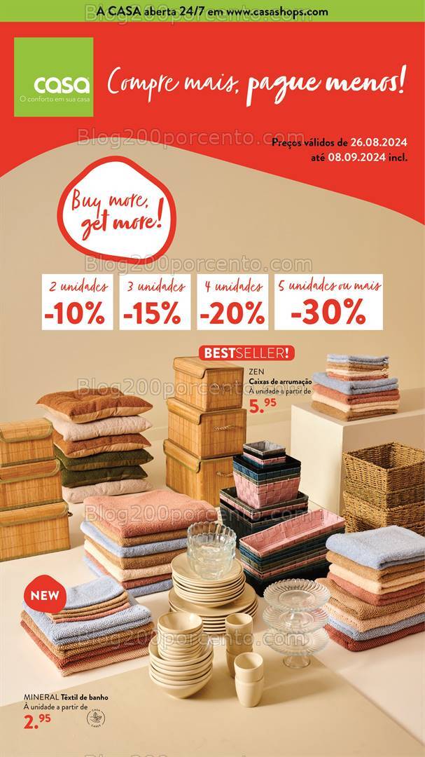 Antevisão Folheto CASA Promoções de 26 agosto a 8 setembro