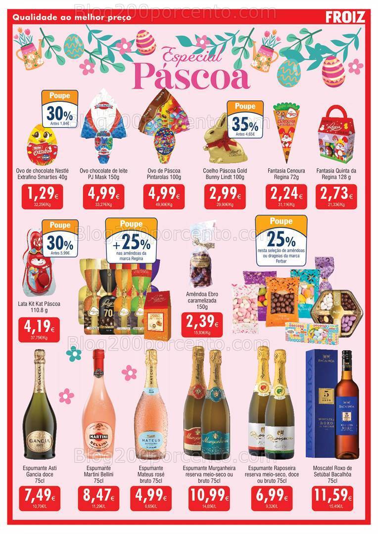 Antevisão Folheto FROIZ Promoções até 3 abril