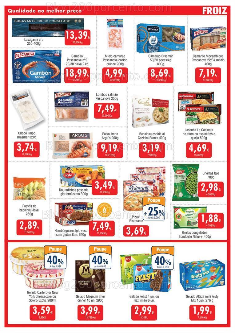 Antevisão Folheto FROIZ Promoções até 3 abril