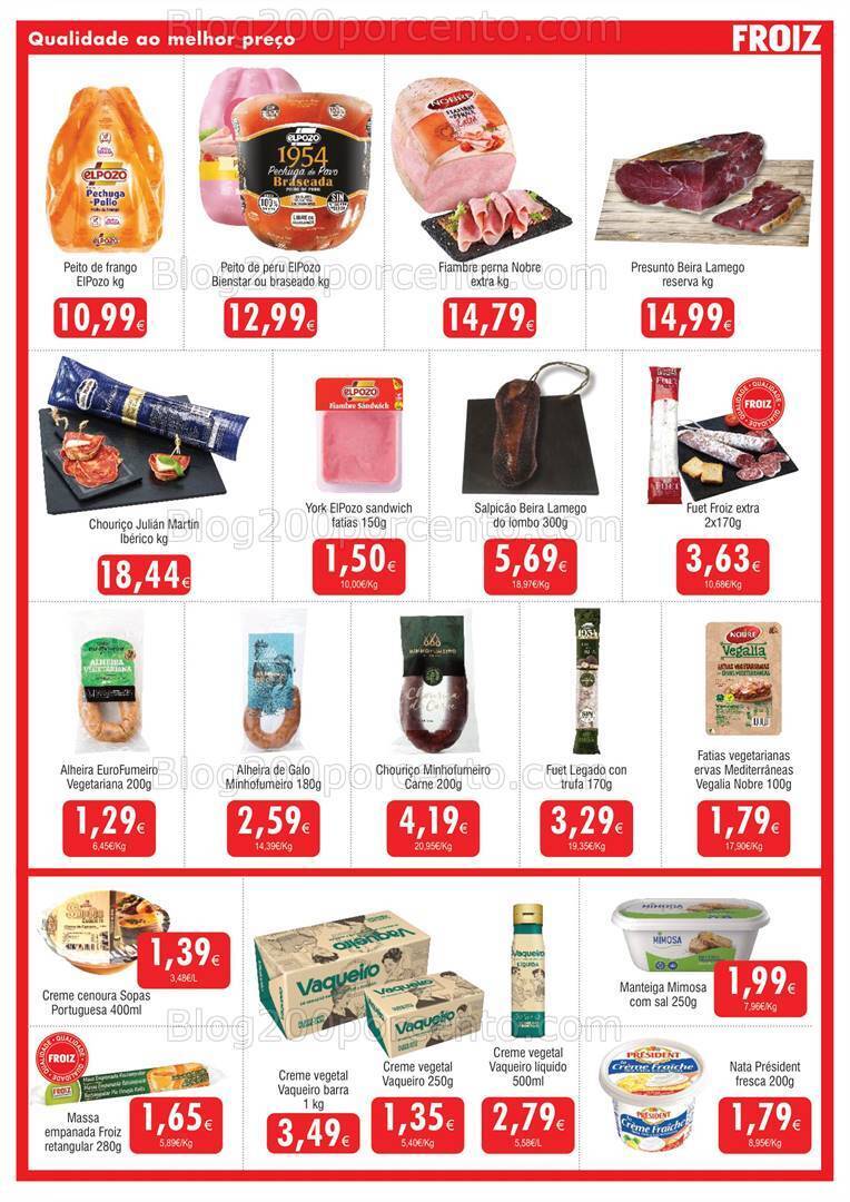 Antevisão Folheto FROIZ Promoções até 3 abril