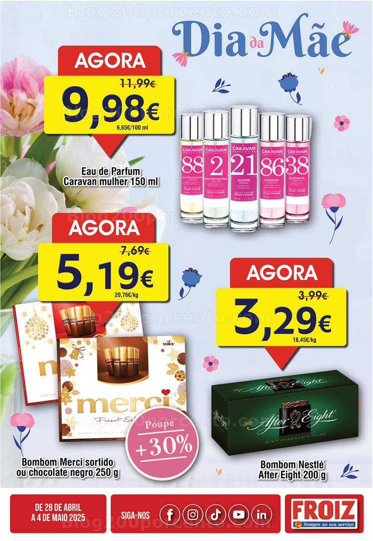 Antevisão Folheto FROIZ Promoções de 28 abril a 4 maio