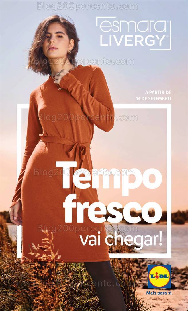 Antevisão Folheto LIDL Moda Outono - Inverno Promoções a partir de 14 setembro