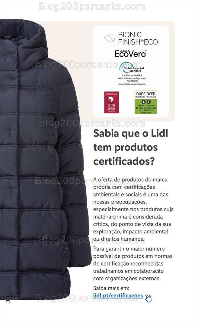 Antevisão Folheto LIDL Moda Outono - Inverno Promoções a partir de 14 setembro