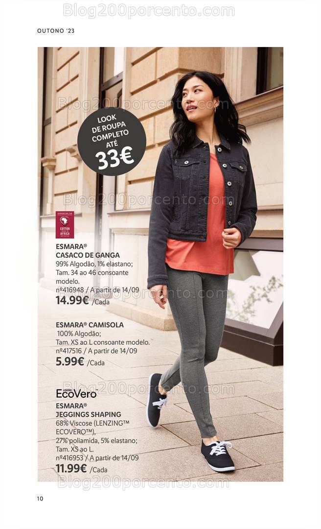 Antevisão Folheto LIDL Moda Outono - Inverno Promoções a partir de 14 setembro