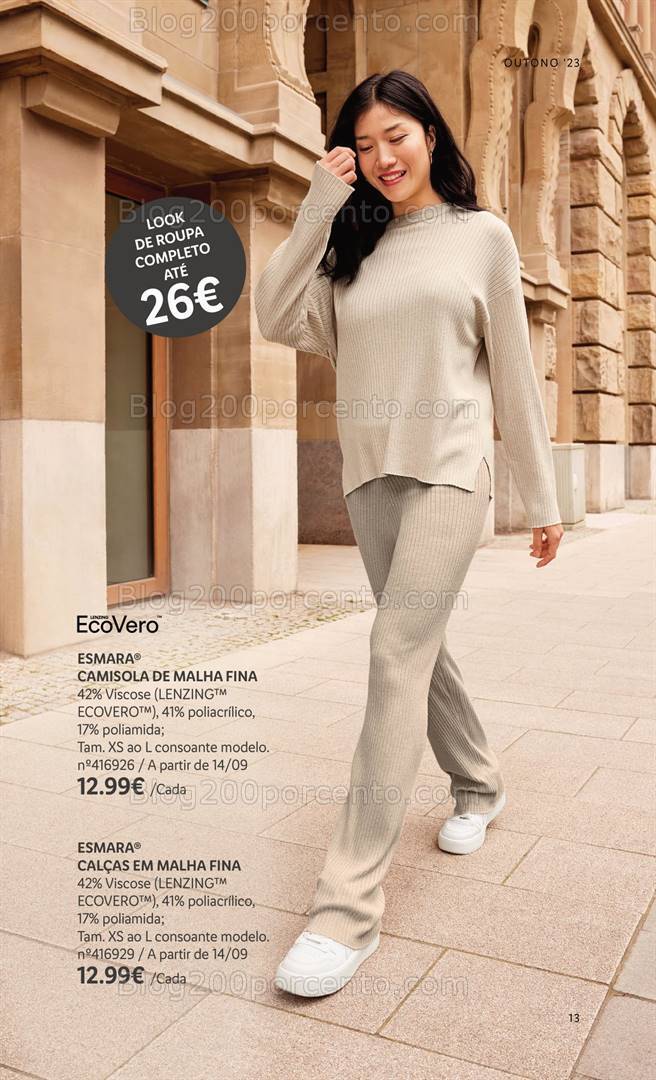 Antevisão Folheto LIDL Moda Outono - Inverno Promoções a partir de 14 setembro