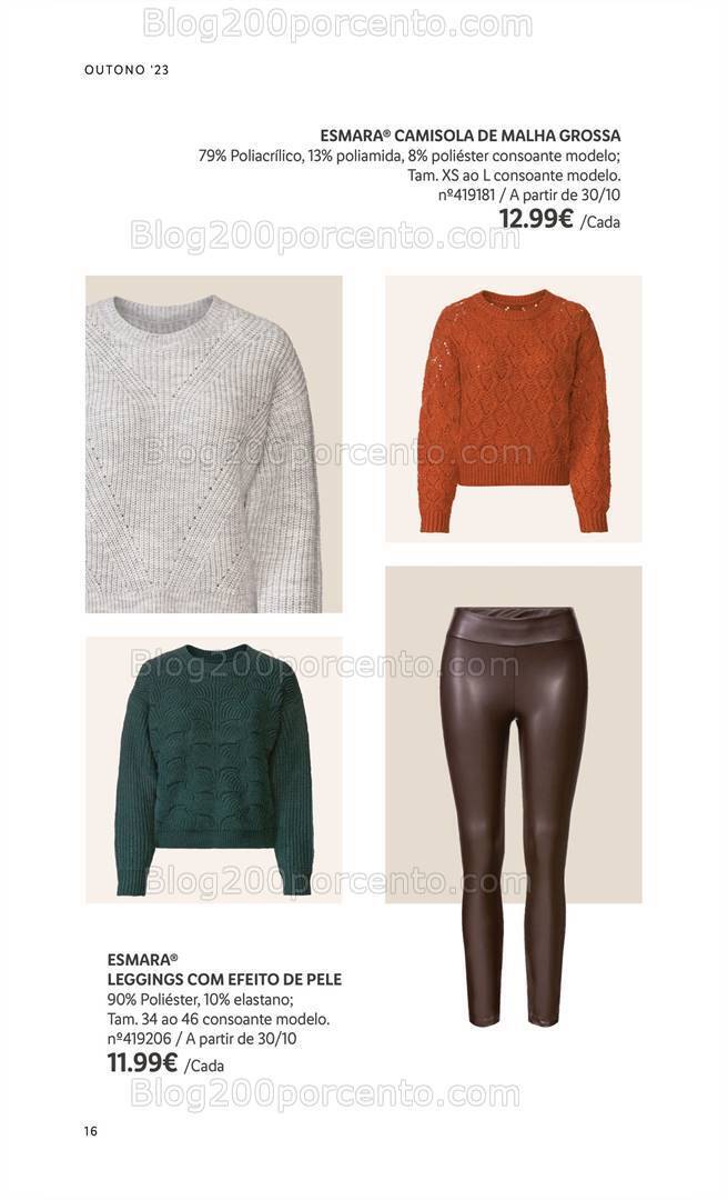 Antevisão Folheto LIDL Moda Outono - Inverno Promoções a partir de 14 setembro