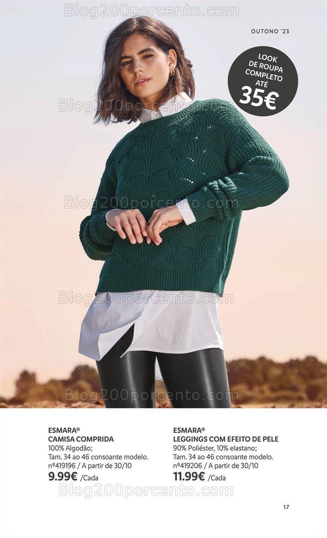 Antevisão Folheto LIDL Moda Outono - Inverno Promoções a partir de 14 setembro