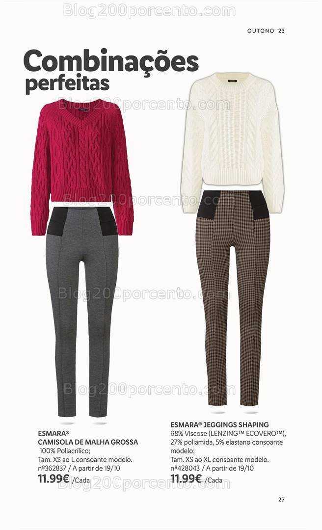 Antevisão Folheto LIDL Moda Outono - Inverno Promoções a partir de 14 setembro