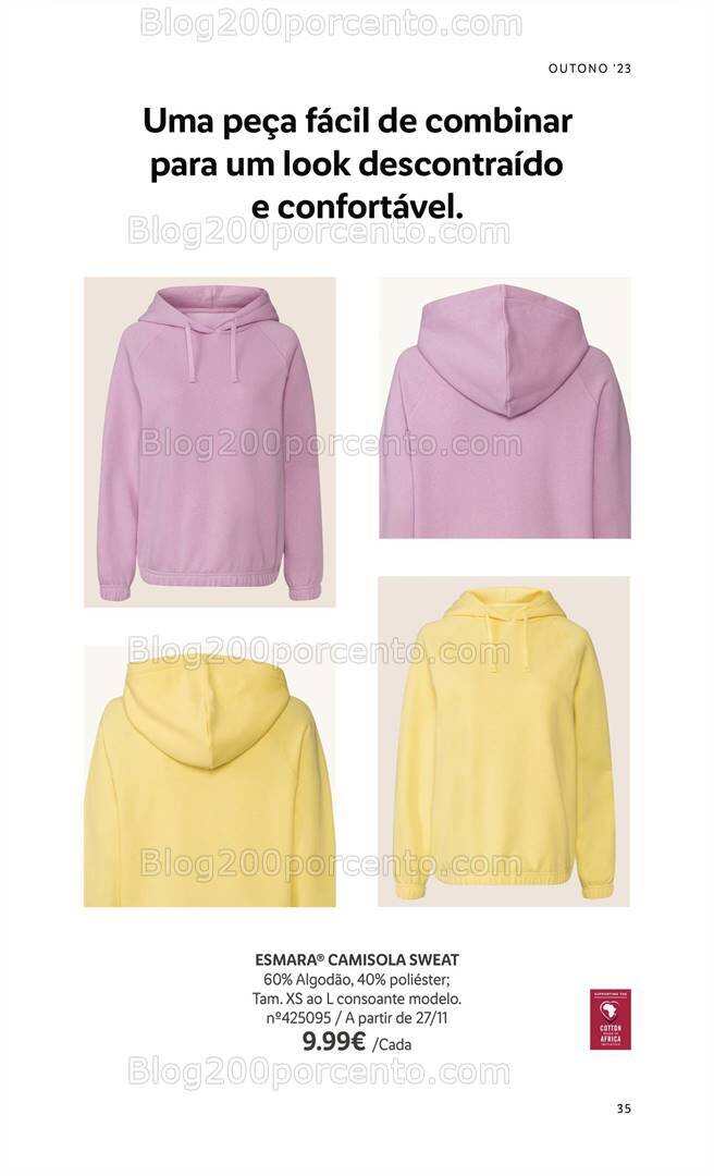 Antevisão Folheto LIDL Moda Outono - Inverno Promoções a partir de 14 setembro