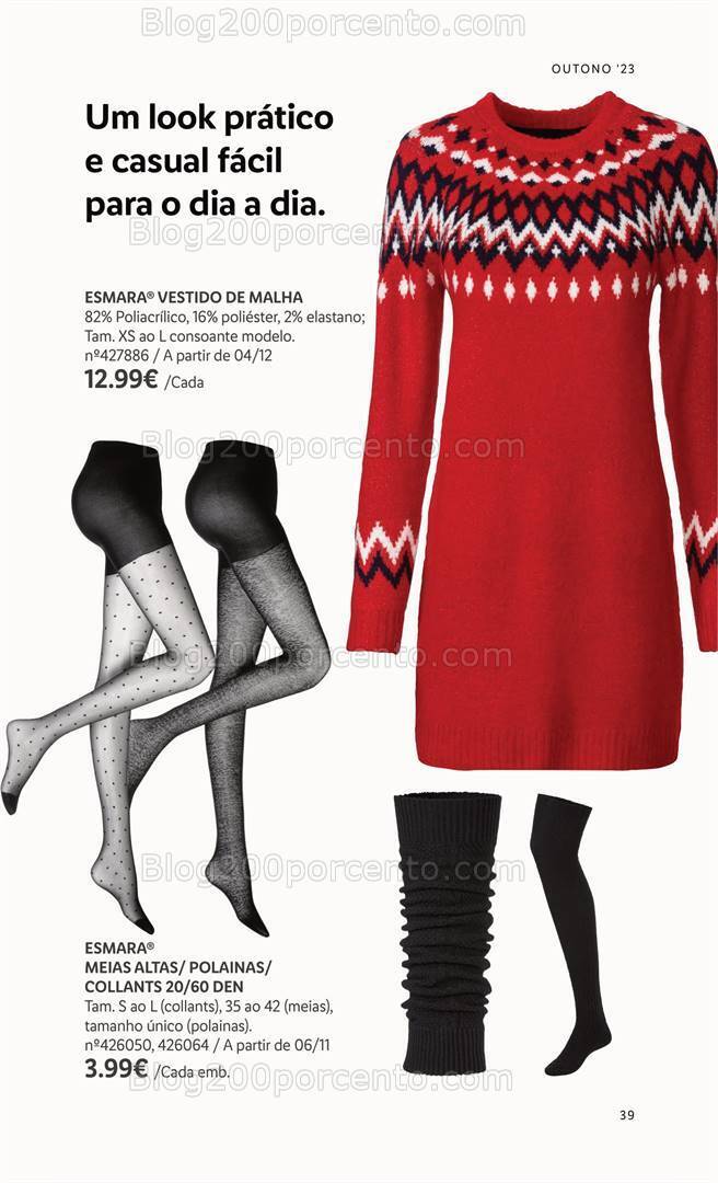 Antevisão Folheto LIDL Moda Outono - Inverno Promoções a partir de 14 setembro