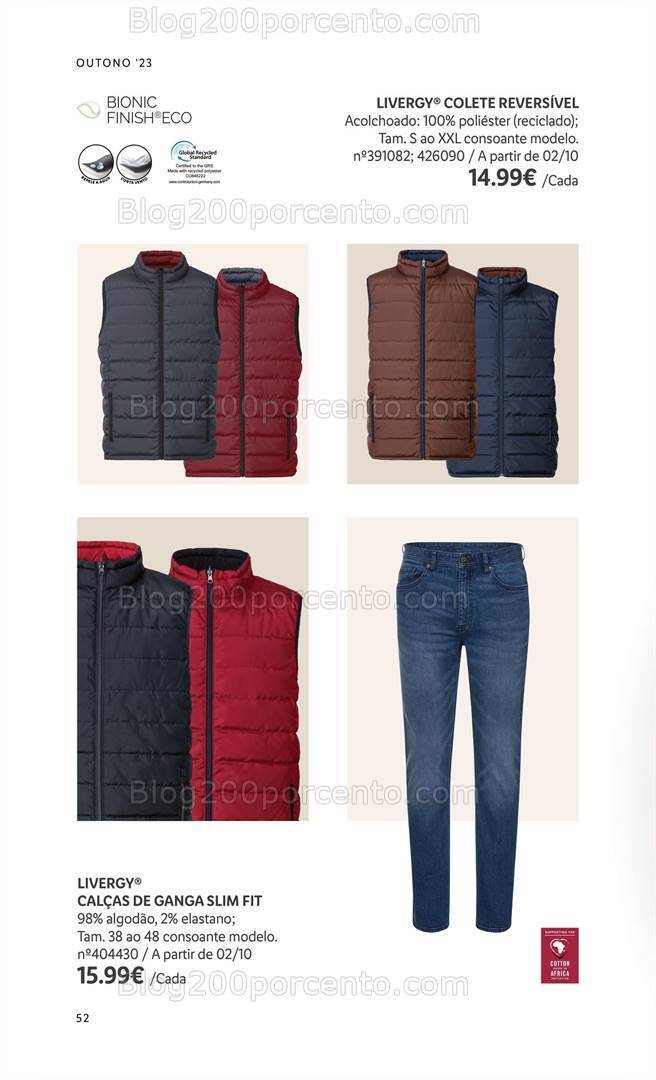 Antevisão Folheto LIDL Moda Outono - Inverno Promoções a partir de 14 setembro