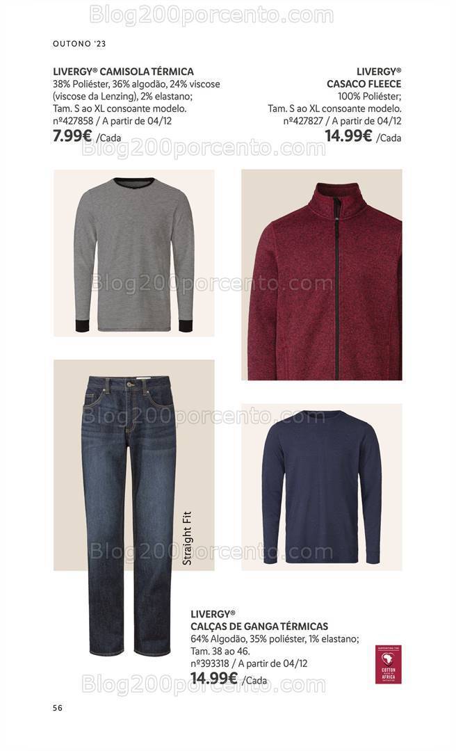 Antevisão Folheto LIDL Moda Outono - Inverno Promoções a partir de 14 setembro