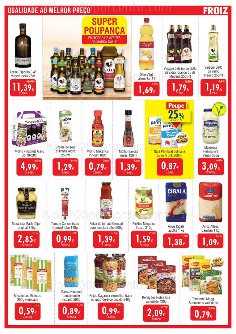 Antevisão Folheto FROIZ Promoções de 8 a 27 maio