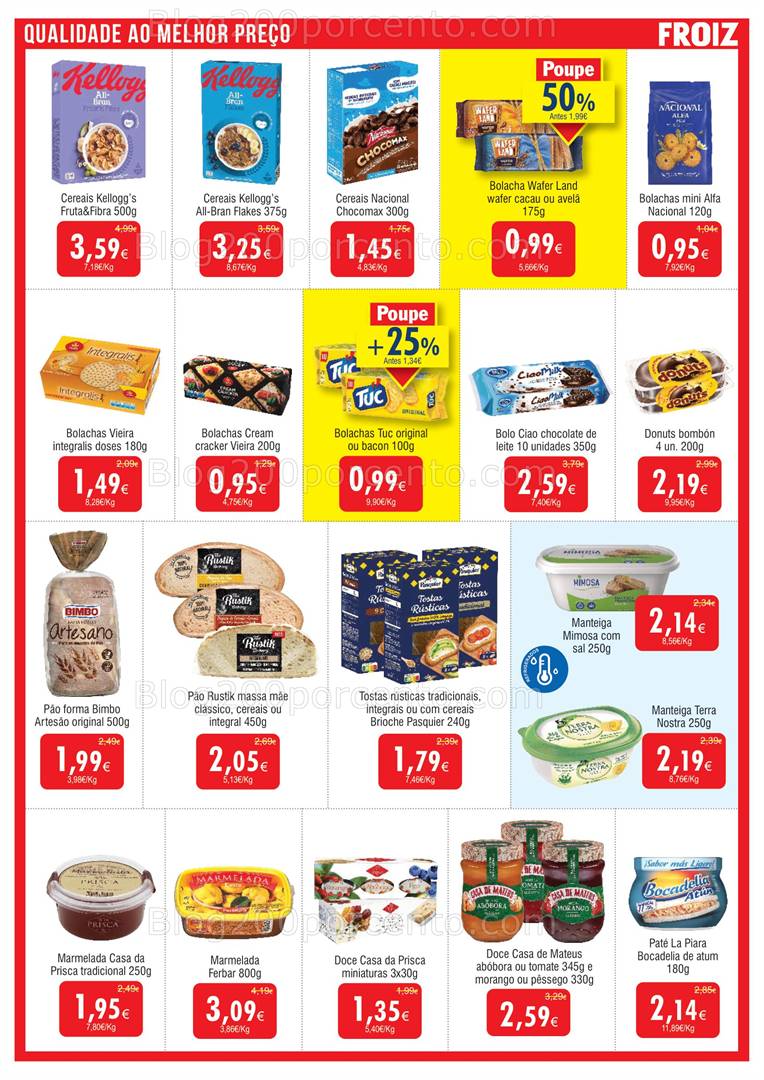 Antevisão Folheto FROIZ Promoções de 8 a 27 maio