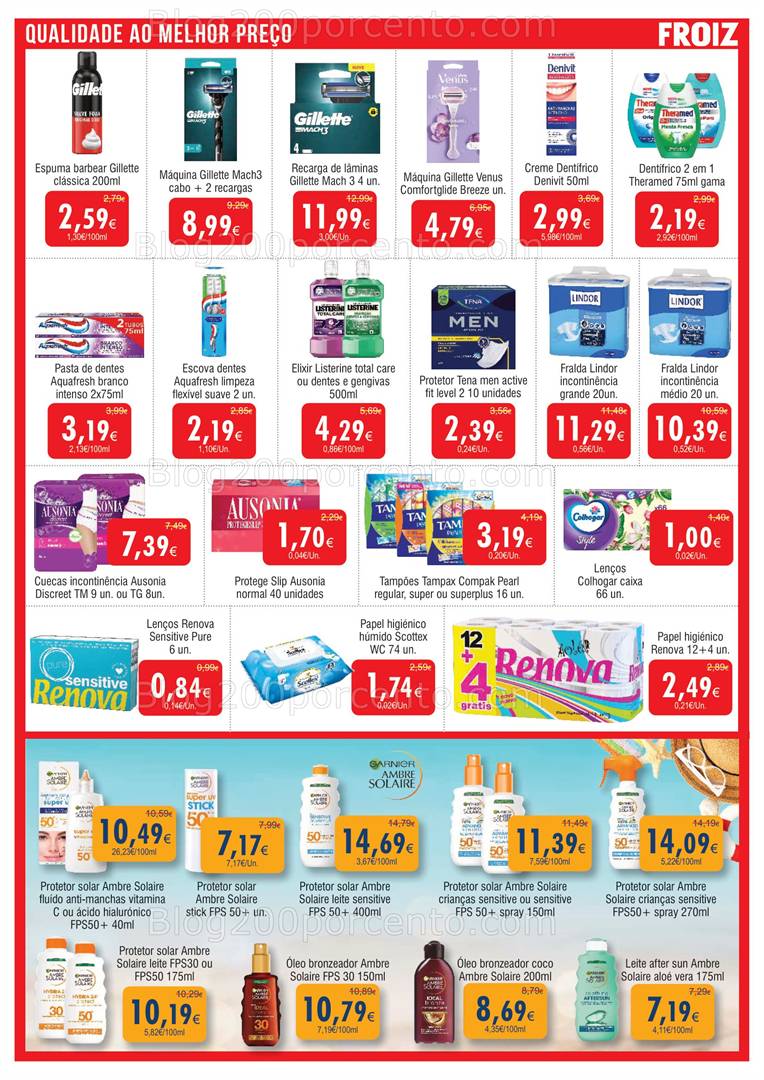 Antevisão Folheto FROIZ Promoções de 8 a 27 maio