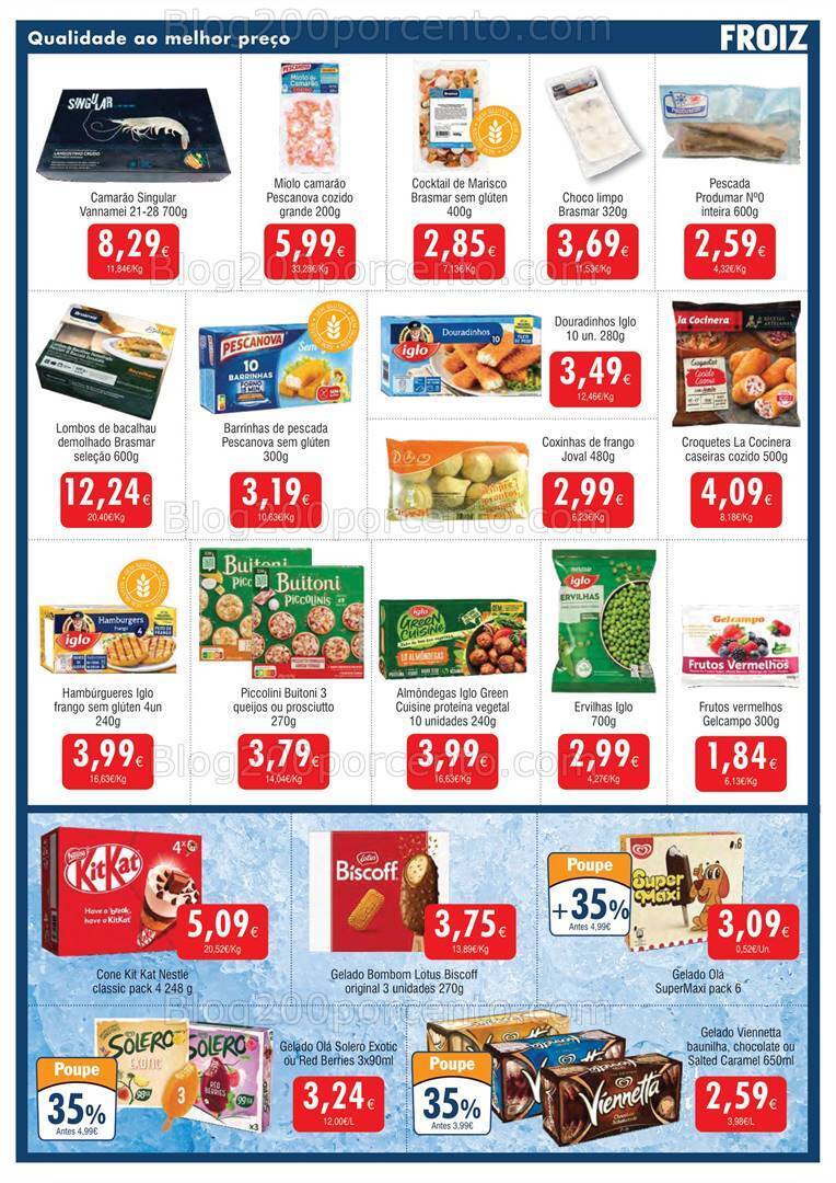 Antevisão Folheto FROIZ Promoções de 9 a 28 maio