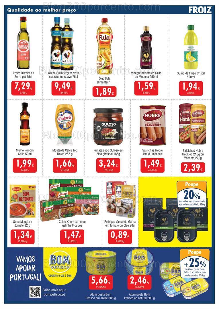 Antevisão Folheto FROIZ Promoções de 9 a 28 maio
