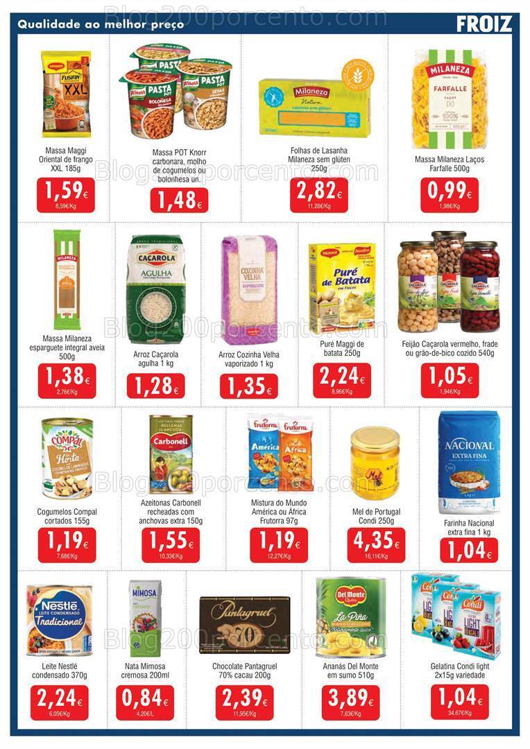 Antevisão Folheto FROIZ Promoções de 9 a 28 maio