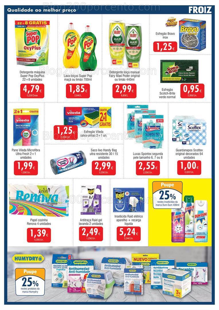 Antevisão Folheto FROIZ Promoções de 9 a 28 maio