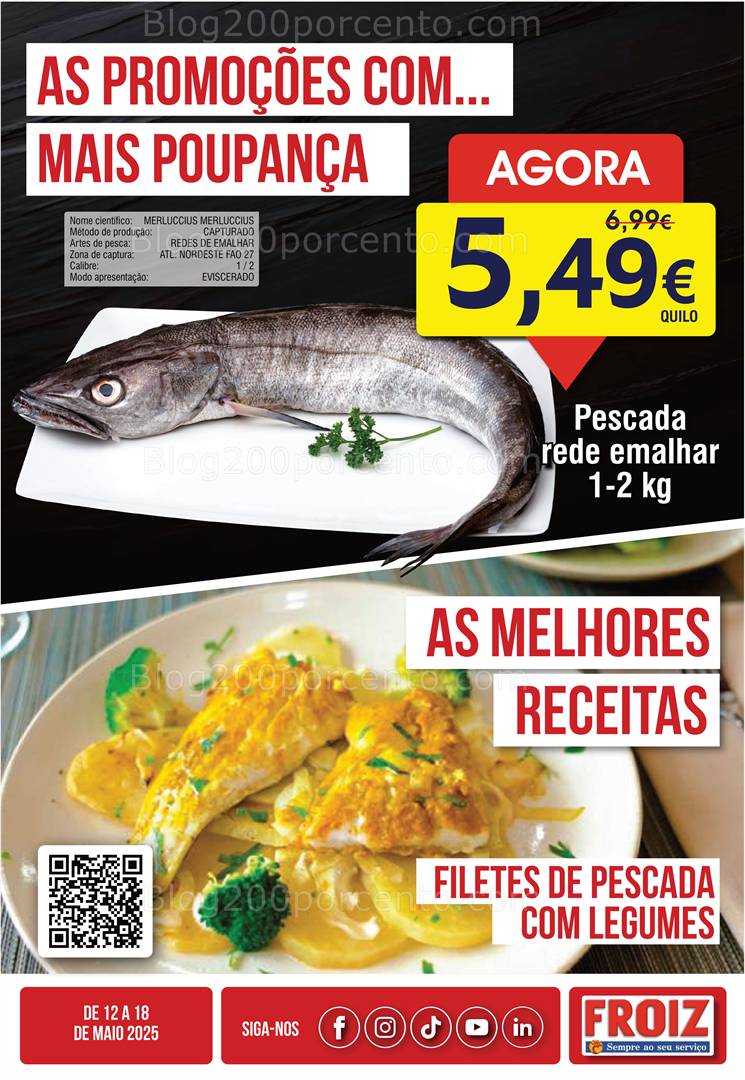 Antevisão Folheto FROIZ Promoções de 12 a 28 maio