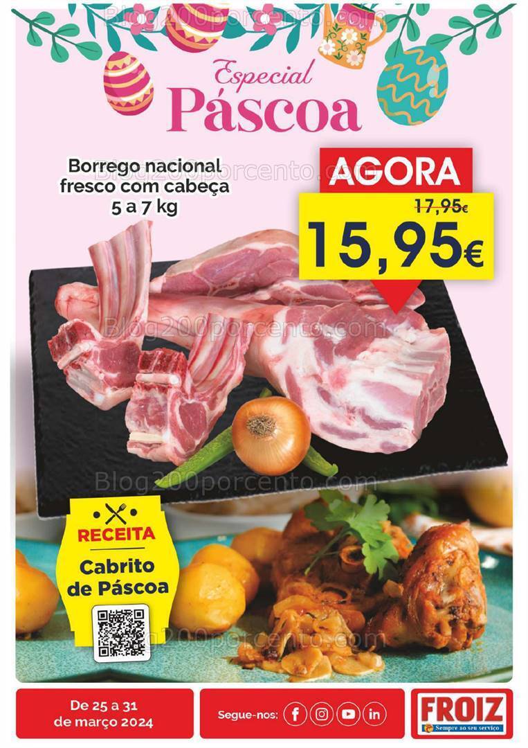 Antevisão Folheto FROIZ Promoções de 25 a 31 março