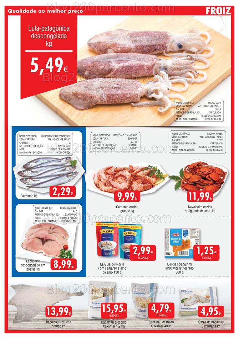 Antevisão Folheto FROIZ Promoções de 31 julho a 20 agosto