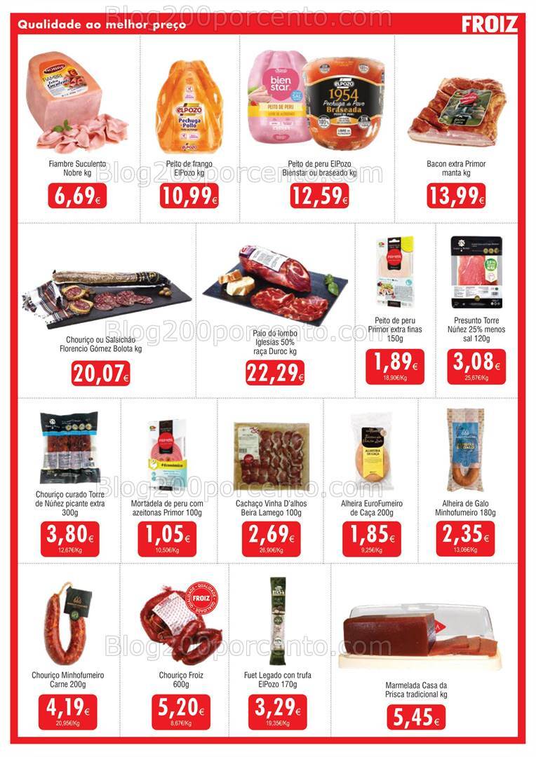 Antevisão Folheto FROIZ Promoções de 31 julho a 20 agosto