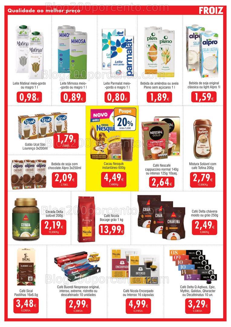 Antevisão Folheto FROIZ Promoções de 31 julho a 20 agosto