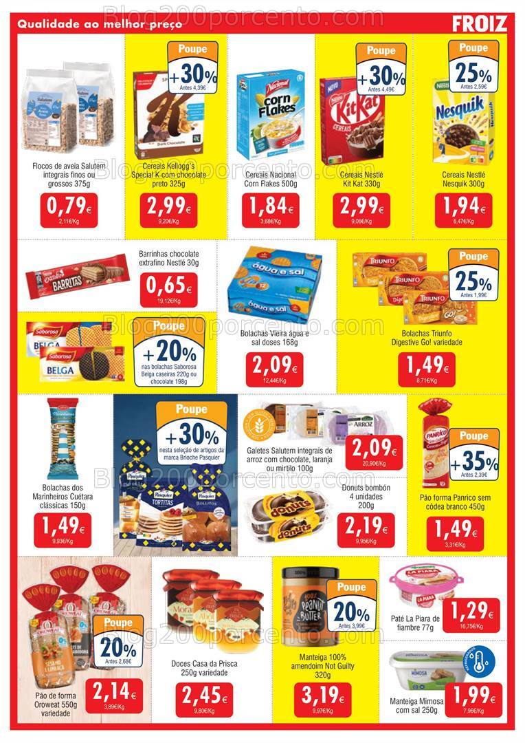 Antevisão Folheto FROIZ Promoções de 31 julho a 20 agosto