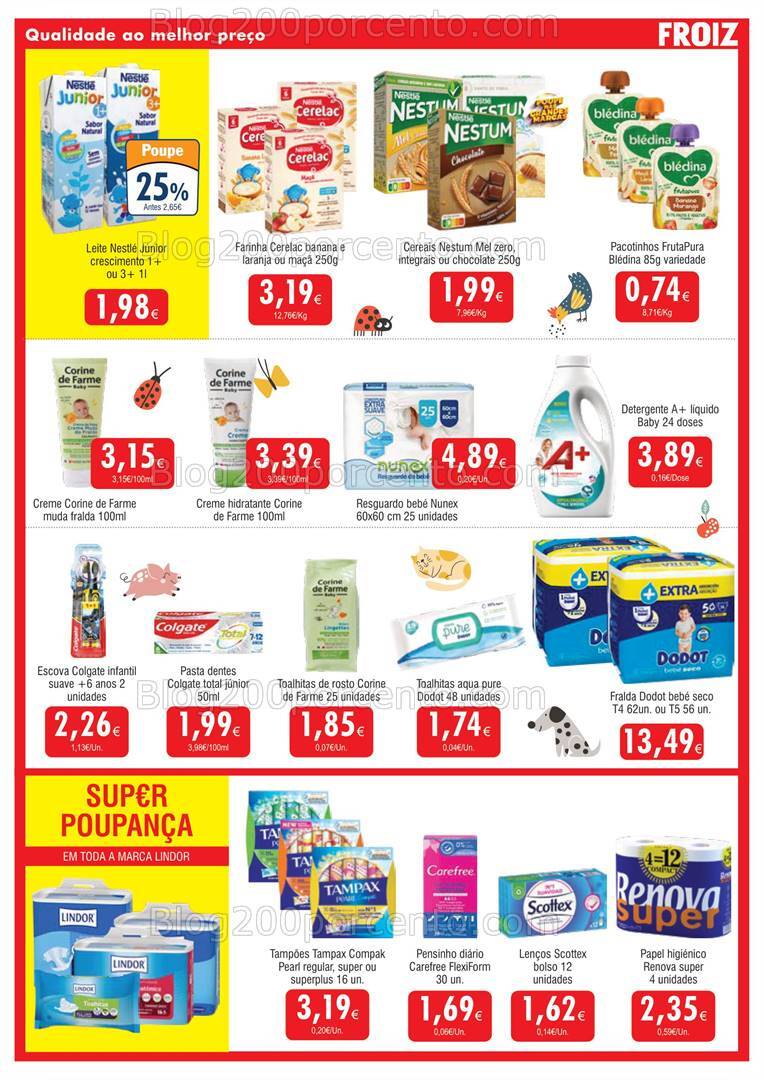 Antevisão Folheto FROIZ Promoções de 31 julho a 20 agosto
