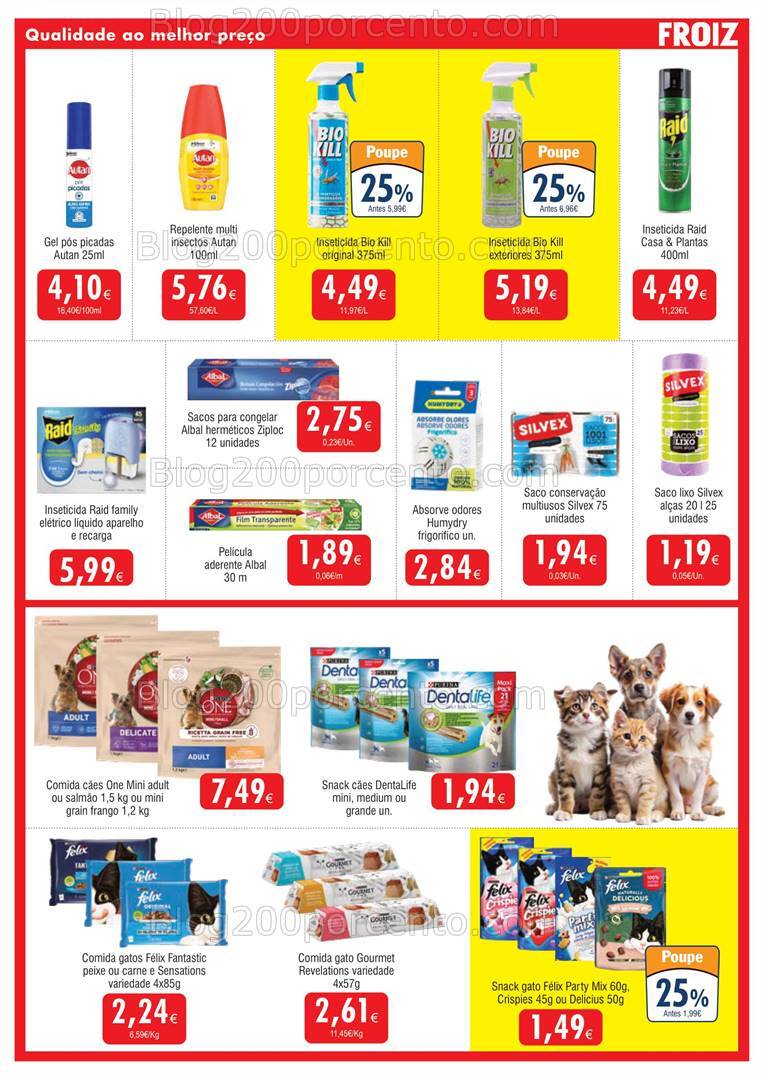 Antevisão Folheto FROIZ Promoções de 31 julho a 20 agosto