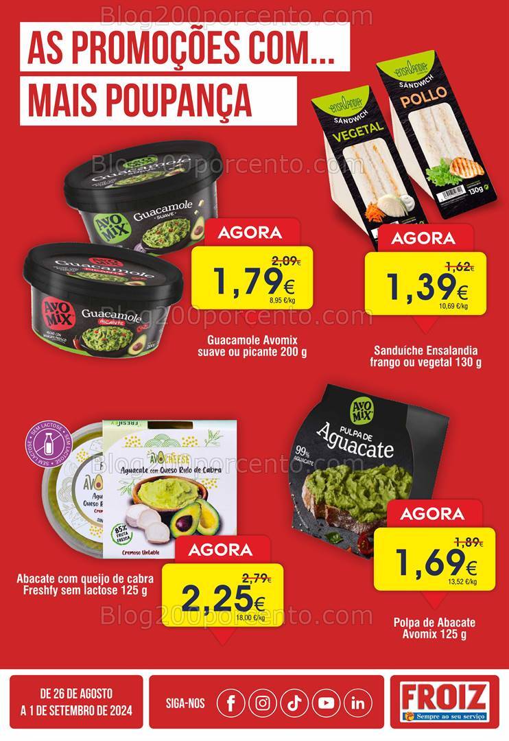 Antevisão Folheto FOIZ Promoções de 26 agosto a 1 setembro