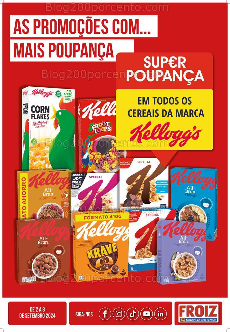Antevisão Folheto FROIZ Promoções de 2 a 9 setembro